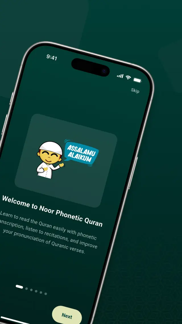 Noor Phonetic Quran - Récitation avec phonétique précise