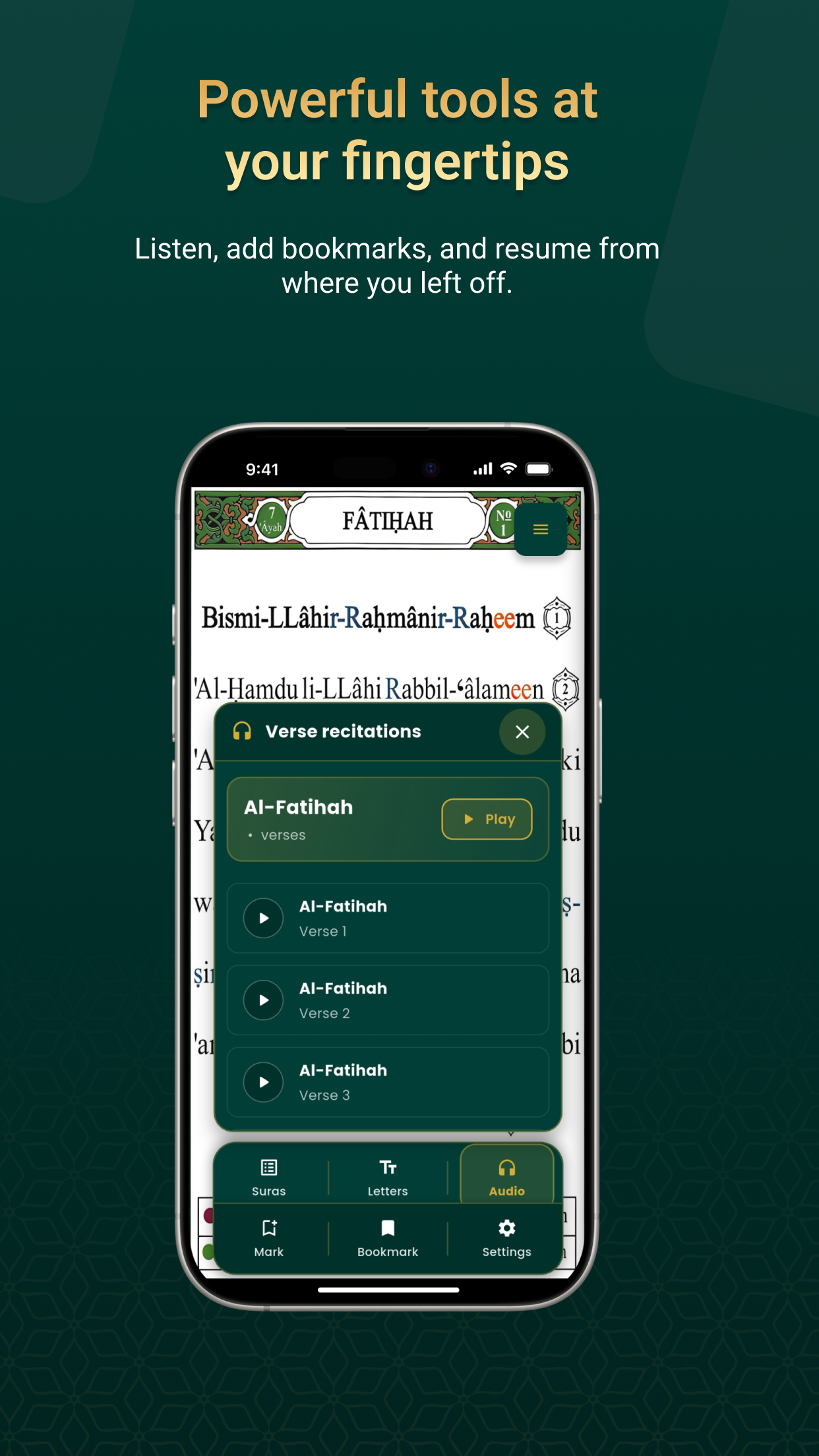 Noor Phonetic Quran Screenshot 7